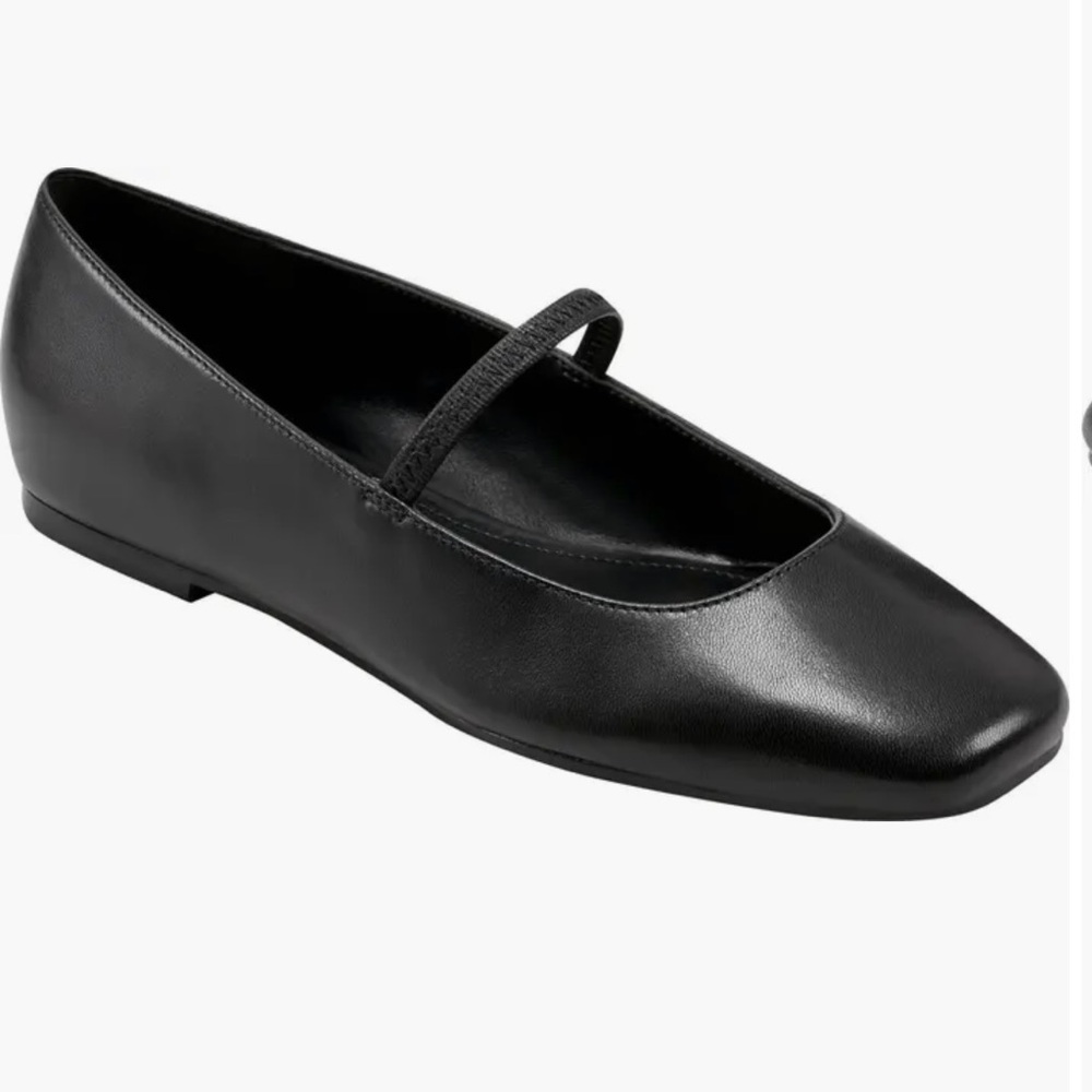 MARC FISHER Classic Black Women's Ballet Flats